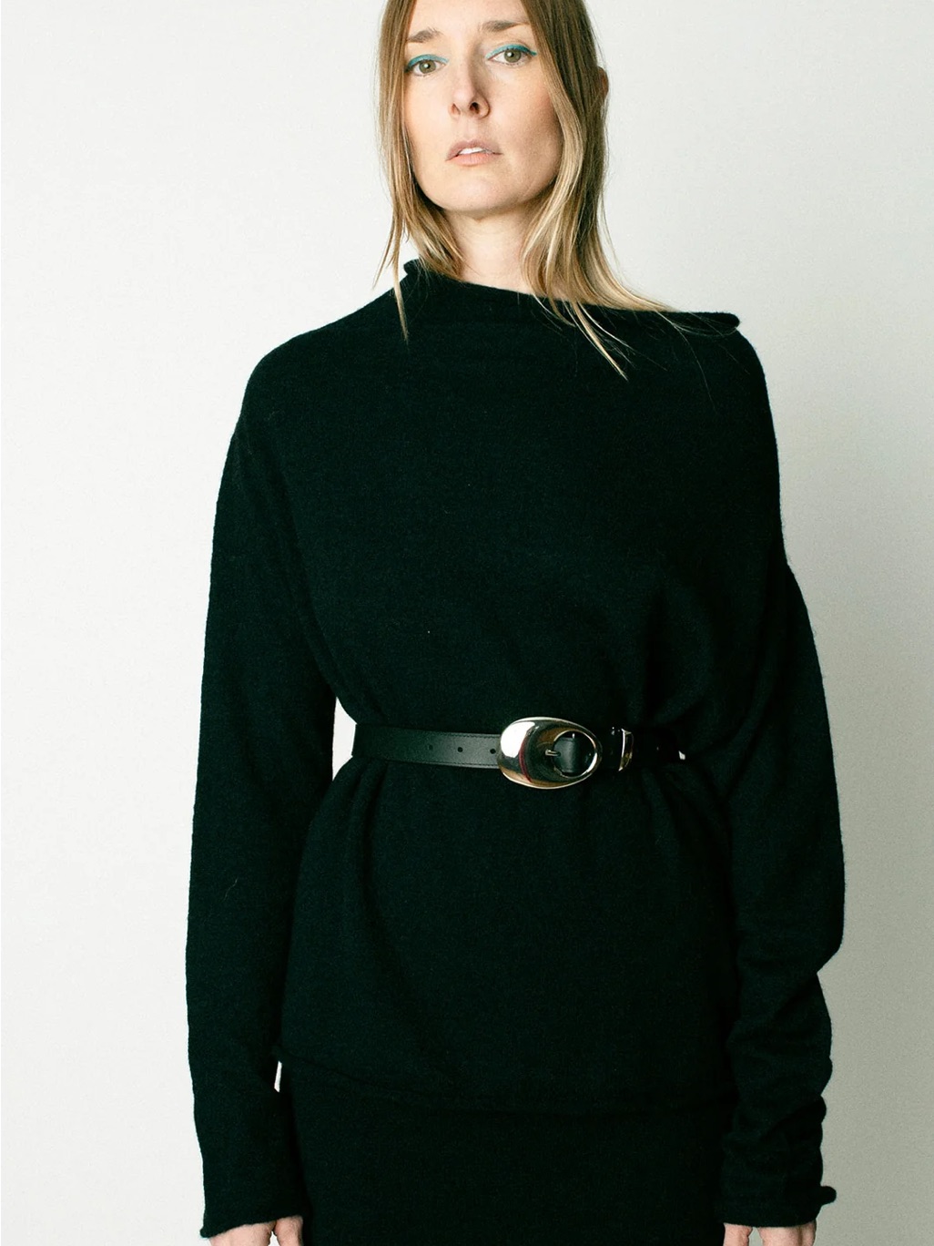 Beaufille Black Porte Leather Belt, Small — image 3 of 8